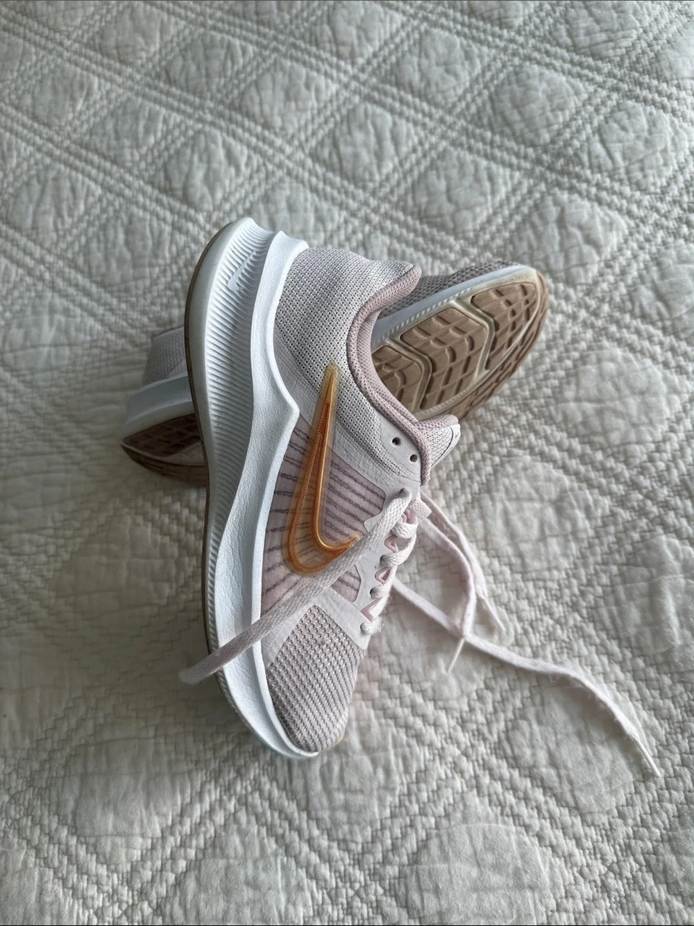 Nike Downshifter 11 Pink Blush Sneakers Mesh Lightweight for Road Running Sz 6.5 - Picture 13 of 14